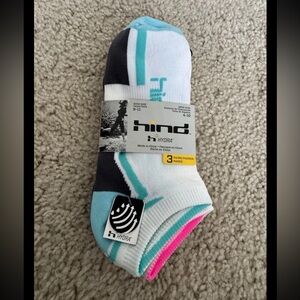 NWT AUTHENTIC WOMEN’S HIND 3-PACK HYDRA ANKLE SOCKS SIZE 4-10